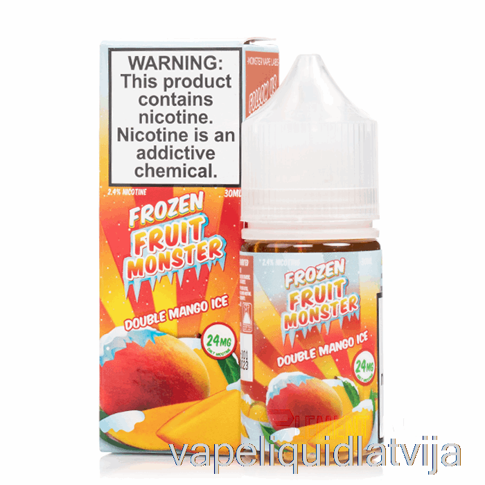 Ice Double Mango - Saldēti Augļi Monstru Sāļi - 30ml 48mg Vape šķidrums